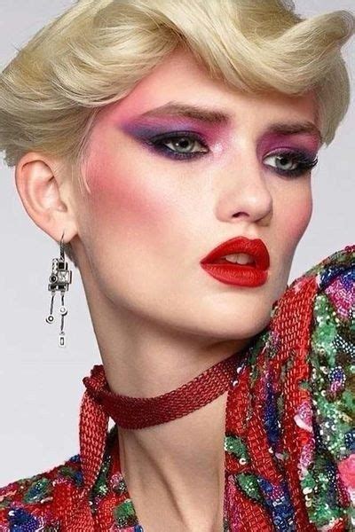 51 Fantastic Pink Lipstick Makeup Ideas 80s