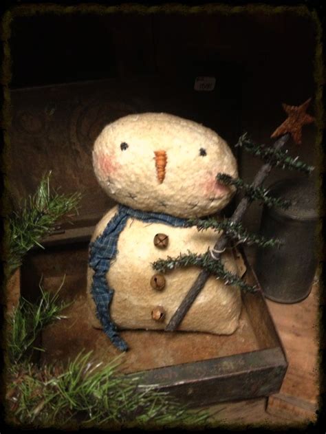 Liberty Creek Primitives Kari Emerson 2013 Primitive Snowman