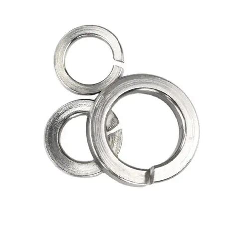 White Zinc Plated Carbon Steel Din127 Spring Washer For Mechanical