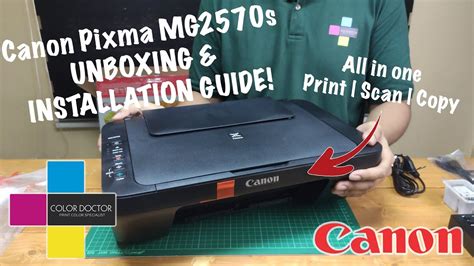 Canon Pixma Mg2570s All In One Printscancopy Unboxing