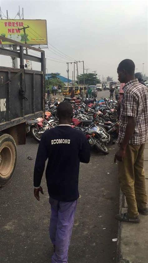 Photos Lagos State Task Force Impounds Over Motorcycles For