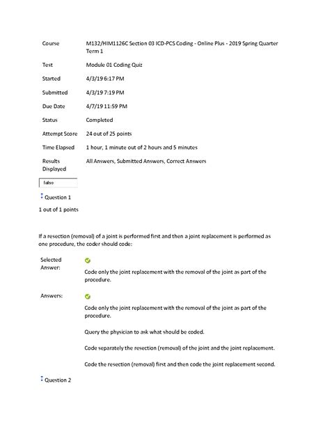 Solution M Him C Rasmussen Module Icd Pcs Coding System