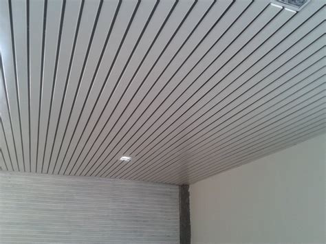 Aluminum Galvanised Metal Ceiling 84 R Linear Type Cold Rolled At