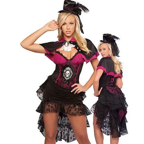 Sexy 4 Pcs Saloon Girl Festival Costumes Xxxl Fancy Dressvampire Costumeburlesque Costume