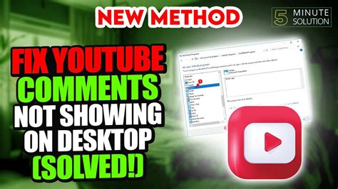 Youtube Comments Not Showing On Desktop Solved Youtube