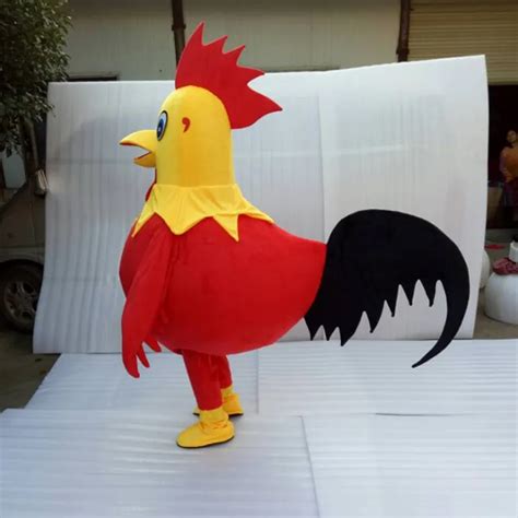 Mascot Costumes New Rooster Mascot Costume Cock Costume Halloween