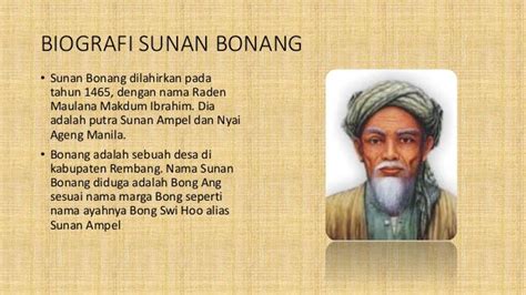 Biografi Sunan Bonang Coretan