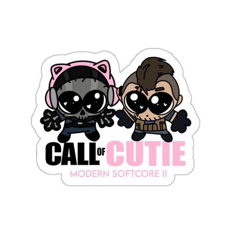 Ghost And Soap Cute Call Of Duty Kiss Cut Stickers Etsy