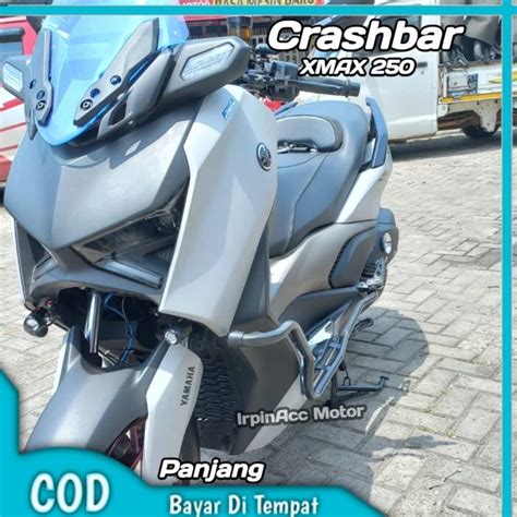 Crashbar Xmax Cc Tubular Yamaha Xmax Terbaru Breket Lampim