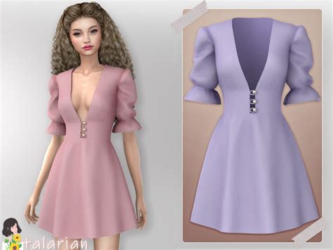 The Sims Resource Juniper Short Dress