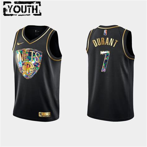 Nba Brooklyn Nets Trikot Kevin Durant 7 Nike 2021 22 Schwarz Golden