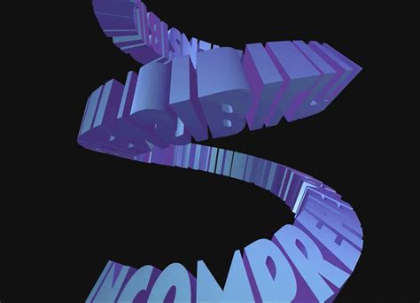 Three Js On Twitter RT Codrops Rotating Twisted 3D Typography