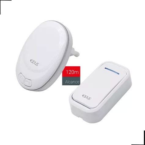 Campainha Sem Fio Longo Alcance 120 Metros Bivolt Wifi Opus