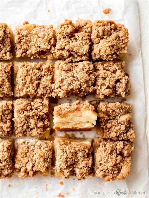 Apple Crisp Bars Recipe If You Give A Blonde A Kitchen