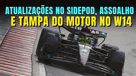 F1 2023 MERCEDES W14 NOVIDADES PARA O GP DA INGLATERRA NOVO