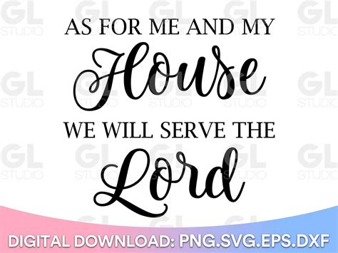 Bible Verses Scripture Faith Svg Serve The Lord Downloads Folder