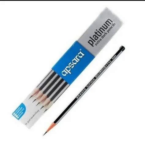 Black Woodgraphite Apsara Platinum Extra Dark Pencil For Writing