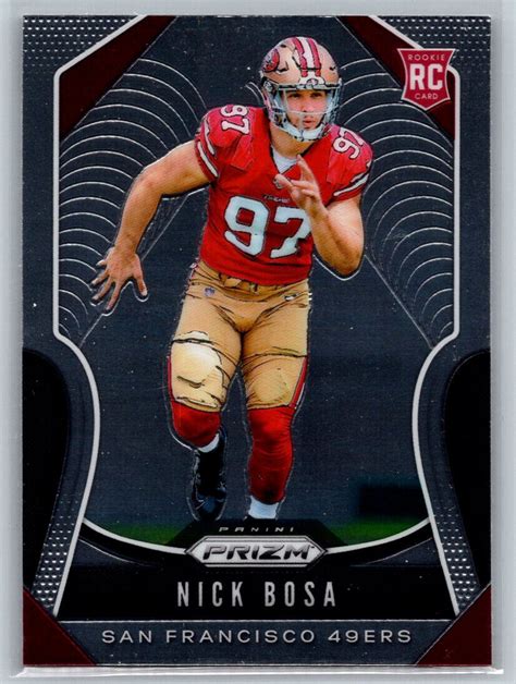 2019 Panini Prizm Nick Bosa Prizm Rookie RC 311 San Francisco 49ers