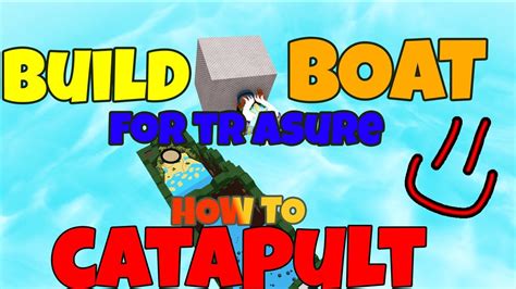 🔴 How To Create A Catapult In Babft Build A Boat For Treasure It