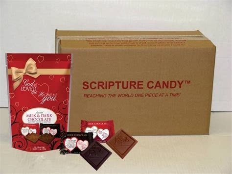 God So Loved Me Christian Chocolates Pouch Case Christmas Scripture