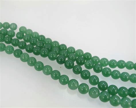 Green Aventurine Beads 8mm Aventurine Round Beads Smooth Natural