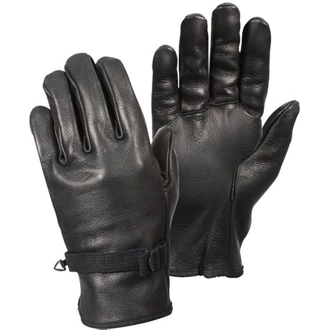 D 3a Leather Military Gloves Camouflageca