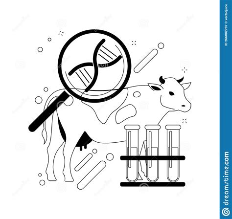 Transgenic Text On Dna Genetic Code Background Illustration