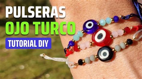 Pulseras De Hilo Con Ojo Turco Diy Youtube