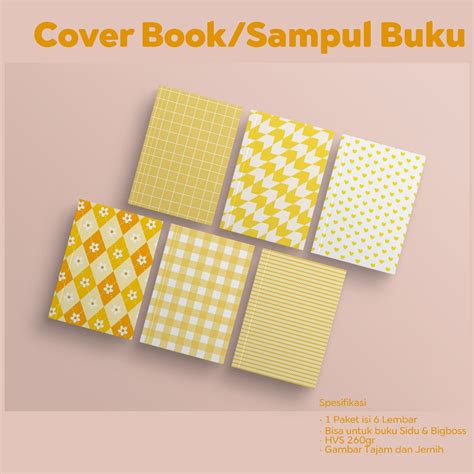 Jual Cover Book Sampul Buku Aesthetic Sampul Buku Sekolah Book