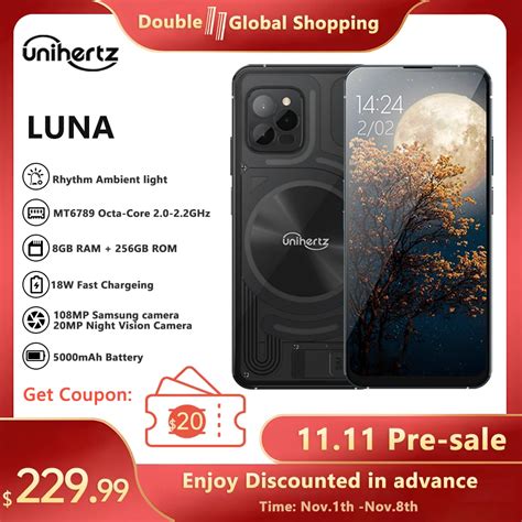 Unihertz Luna Rhythm Ambient Light Ram Rom Mp Png