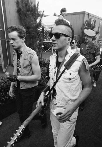 Joe Strummer The Clash Heading For The Stage Flickr