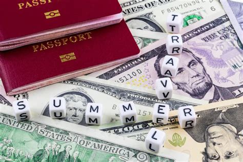 Two Passports Of The Russian Federation And Dollar Bills Stock Image