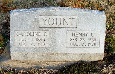 Caroline Kinyon Yount Homenaje De Find A Grave