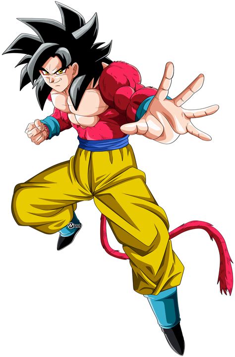 Battledragonball Dragon Ball Gt Goku Ssj4 Drawing Ssj4 Goku Drawing