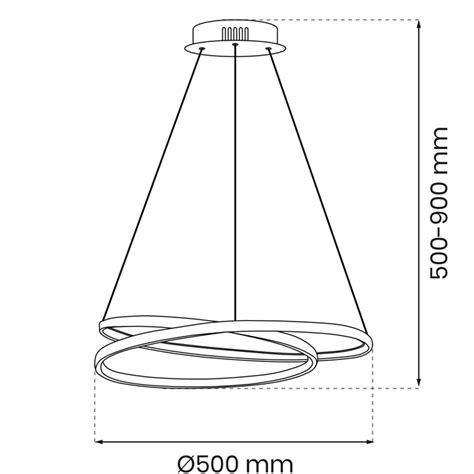 Lampa Wisz Ca Z Ota Lucero W Led Ml