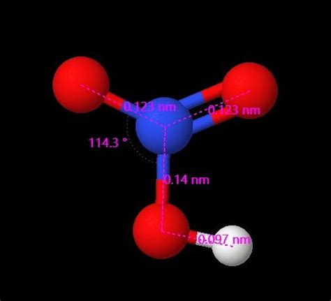 What is the Lewis Structure of Nitric acid?