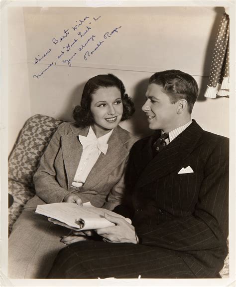 Autographed Publicity Photograph From Ronald Reagans First Film Love