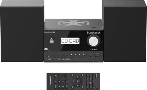 Majority Oakcastle Hifi Cd Player With Bluetooth And Dab Radio