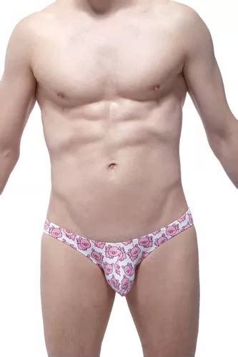 Bikini Masculino De Puerquitos Interior Divertido Y Cómodo Meses sin interés