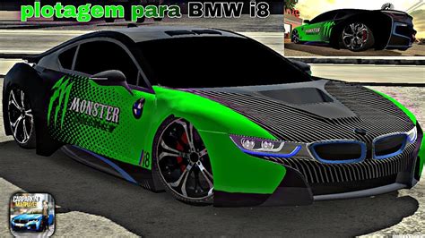 Plotagem Para Bmw I Da Monster Energy Car Parking Multiplayer Youtube