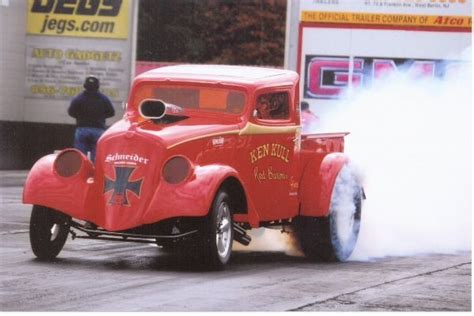 1933 Model 77 Pickup4a Ken Kull Red Baron Willys Drag Racing Cars