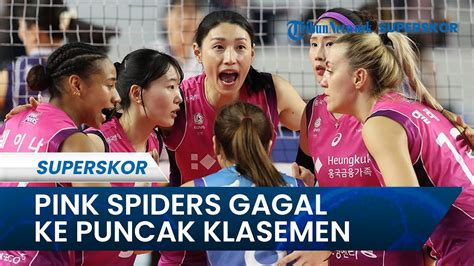 Hasil Klasemen Liga Voli Korea Pink Spiders Gagal Ke Puncak Setelah