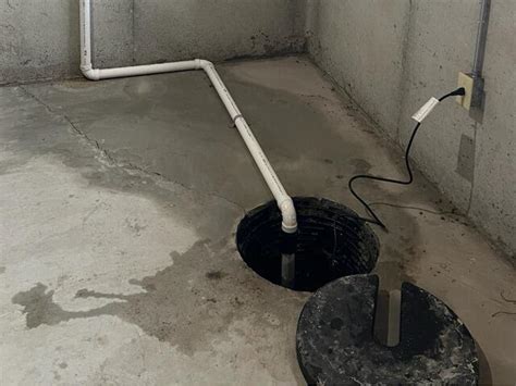 Woods Basement Systems Inc Basement Waterproofing Photo Album Replacing A Failing Sump