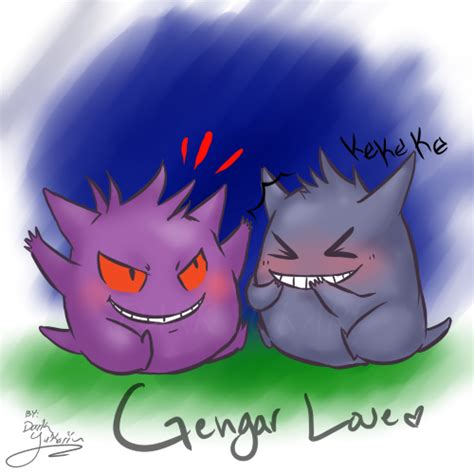 PM - Gengar Love by DARK-yukari on DeviantArt