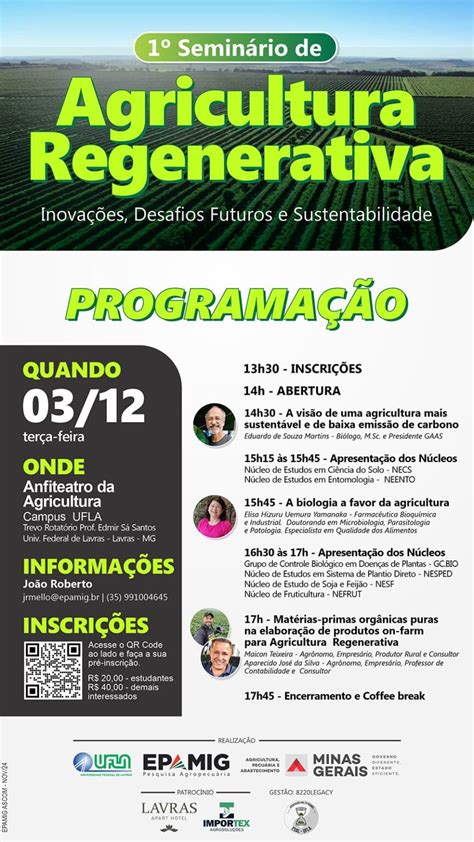 Semin Rio De Agricultura Regenerativa Inova Es Desafios Futuros