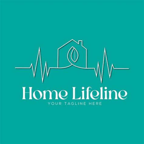 Premium Vector | Home Lifeline logo design