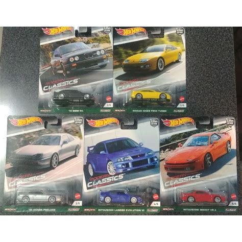 Hot Wheels Premium Mitsubishi Lancer Evolution VI Honda Prelude Mitsubishi GT