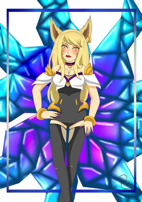 Lol Kda Ahri By Nikkinova Art On Deviantart