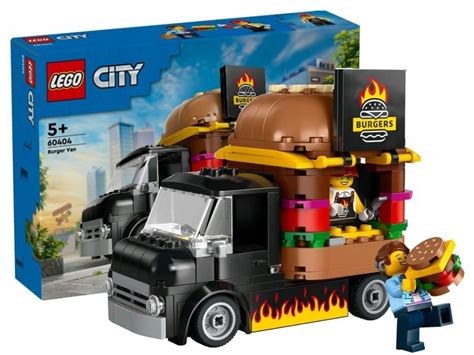 LEGO CITY 60404 CIĘŻARÓWKA Z BURGERAMI 14943945720 Allegro pl