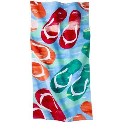 Target Expect More Pay Less Shopswell Beach Flip Flops Beach Towel